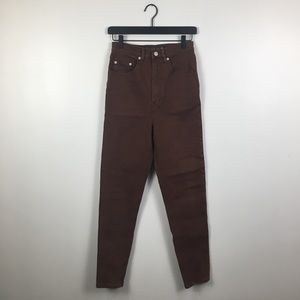 Vintage Super High Rise Rust Skinny Jeans